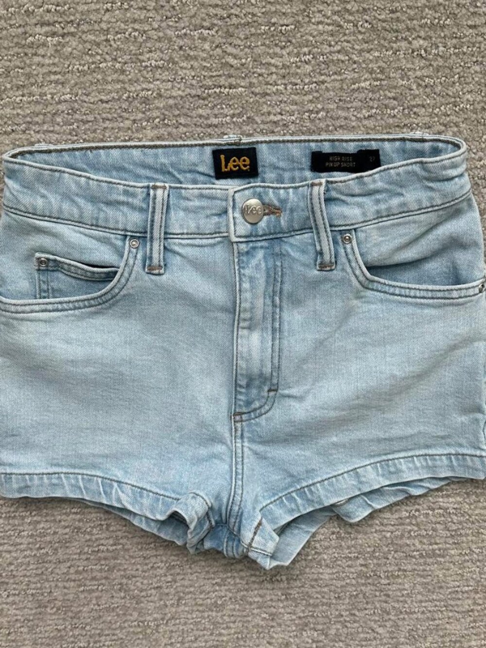 Lee denim high rise pinup short